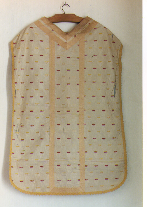 paramento liturgico - manifattura Italia meridionale (fine/inizio secc. XVIII/ XIX)