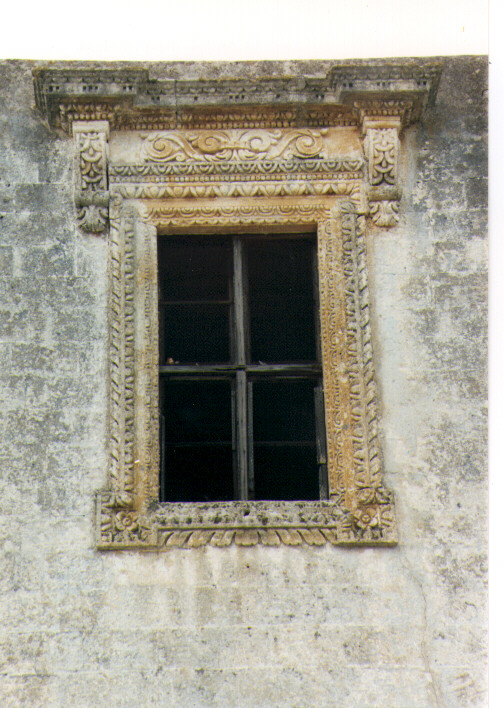 mostra di finestra - ambito salentino (sec. XVII)