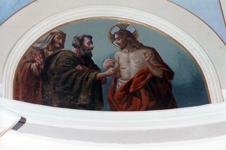 Incredulità di San Tommaso (dipinto) di Colonna Umberto (sec. XX)