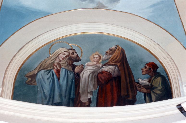 presentazione di Maria Vergine al tempio (dipinto) di Colonna Umberto (sec. XX)