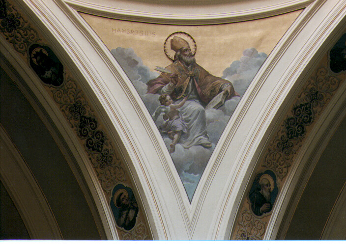 Sant'Ambrogio (dipinto) di Colonna Nicola (sec. XX)