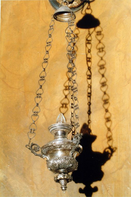 lampada pensile - ambito pugliese (sec. XX)