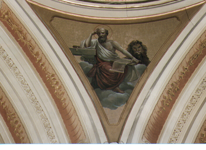 San Marco evangelista (dipinto) di Lanave Antonio (primo quarto sec. XX)
