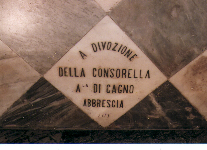 lapide documentaria - ambito Italia meridionale (sec. XIX)