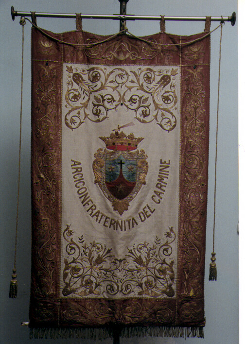 stendardo processionale - ambito pugliese (seconda metà sec. XIX)