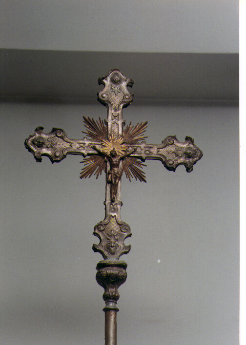 croce processionale - ambito pugliese (seconda metà sec. XIX)