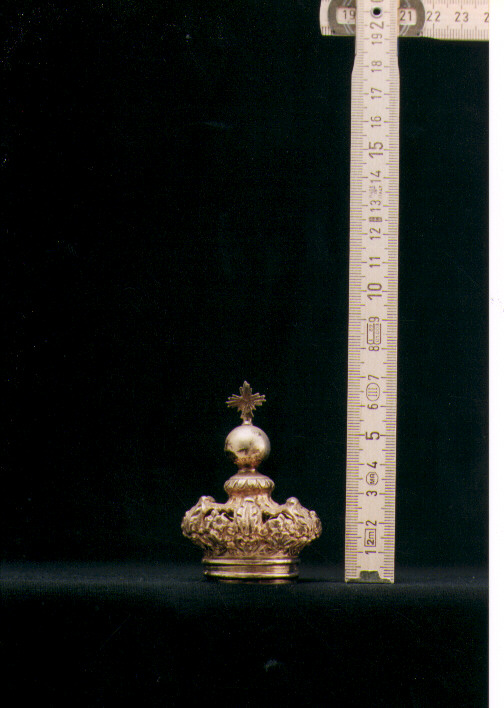 corona da statua - ambito napoletano (seconda metà sec. XIX)