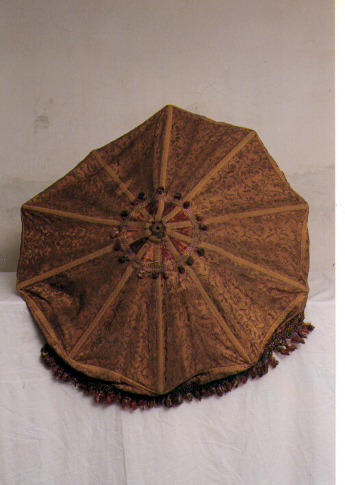 ombrellino processionale - ambito Italia meridionale (secc. XIX/ XX)