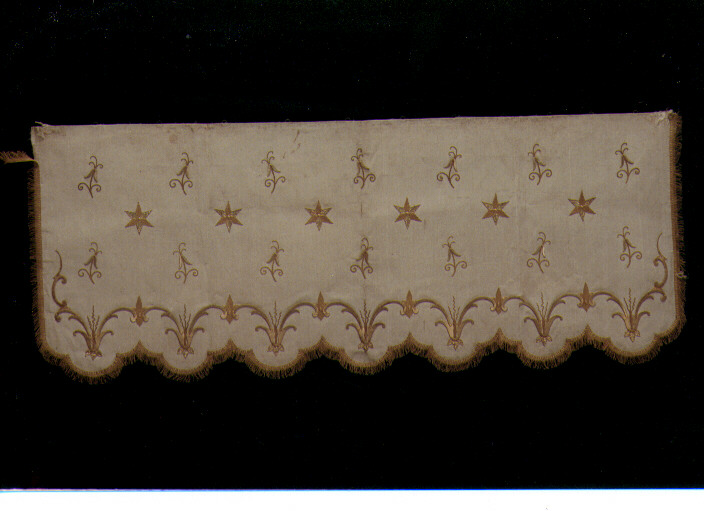 baldacchino, frammento - ambito Italia meridionale (sec. XIX)