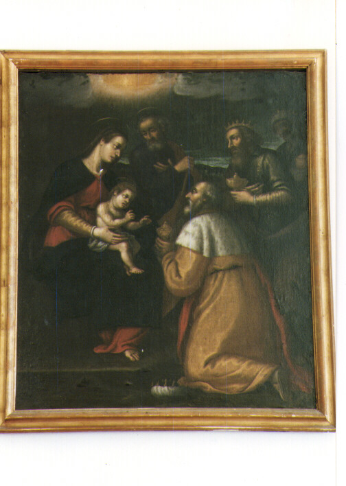adorazione dei Re Magi (dipinto) - ambito italiano (fine/inizio secc. XVI/ XVII)
