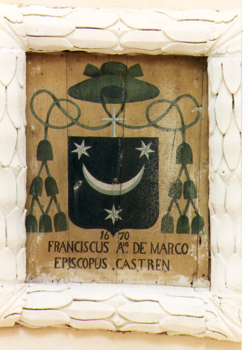 stemma vescovile (dipinto, serie) - ambito salentino (sec. XVII)