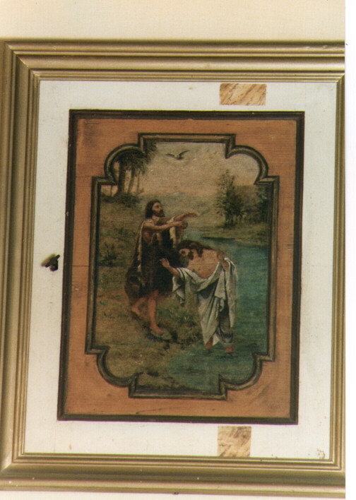 Battesimo di Cristo (dipinto) - ambito salentino (ultimo quarto sec. XIX)