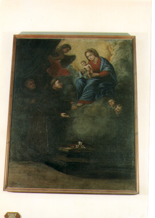 Madonna con Bambino, Sant'Antonio da Padova e il Beato Luca (dipinto) - ambito salentino (prima metà sec. XVIII)