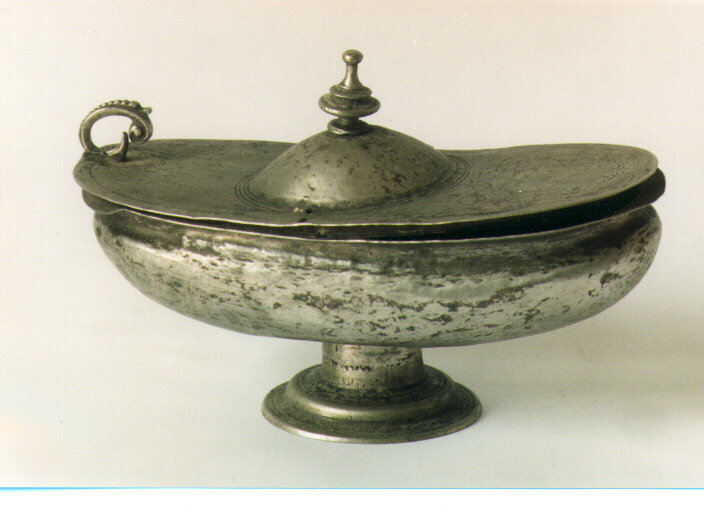 navicella portaincenso - ambito Italia meridionale (sec. XVII)