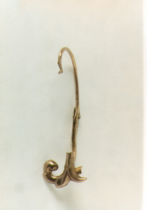 orecchino, frammento - ambito italiano (sec. XIX)