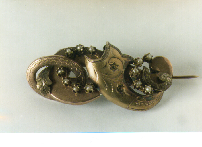 spilla - ambito italiano (seconda metà sec. XIX)