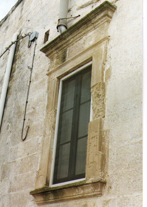 mostra di finestra, serie - ambito salentino (fine/inizio secc. XVIII/ XIX)