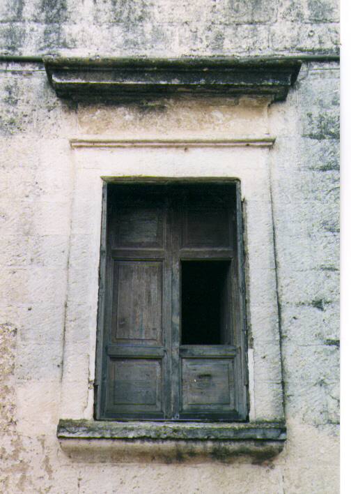 mostra di finestra, serie - ambito salentino (sec. XIX)