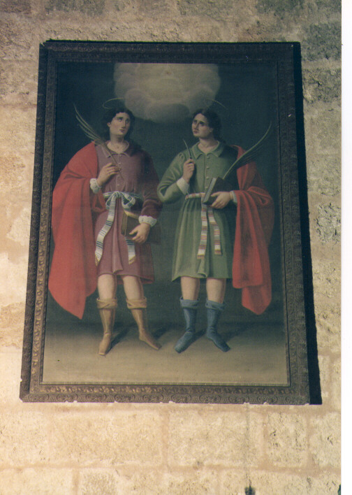 Santi Medici (dipinto) - ambito salentino (ultimo quarto sec. XIX)