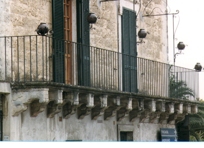 balcone - ambito salentino (sec. XIX)