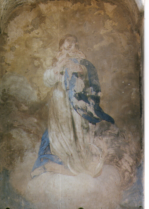 Madonna Immacolata e Santi (edicola) - ambito salentino (fine/inizio secc. XIX/ XX)