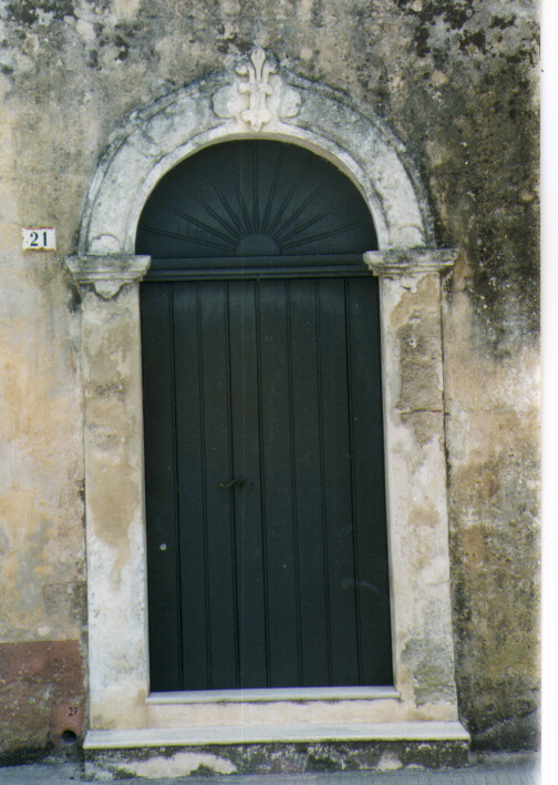 mostra di porta - ambito salentino (prima metà sec. XIX)