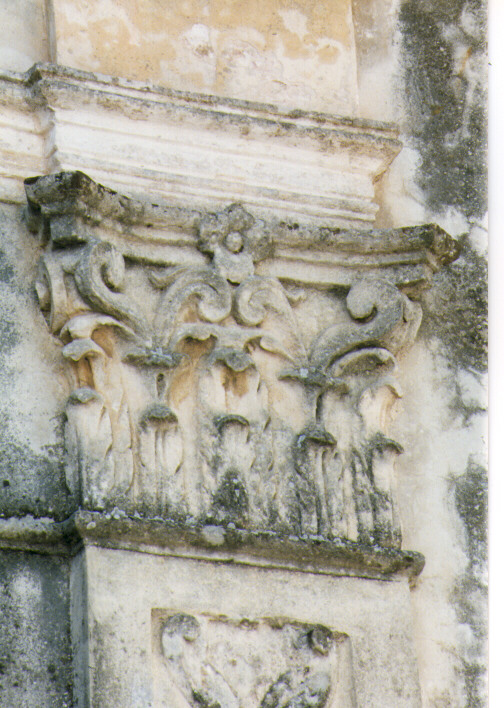semicapitello, serie - ambito salentino (seconda metà sec. XVIII)