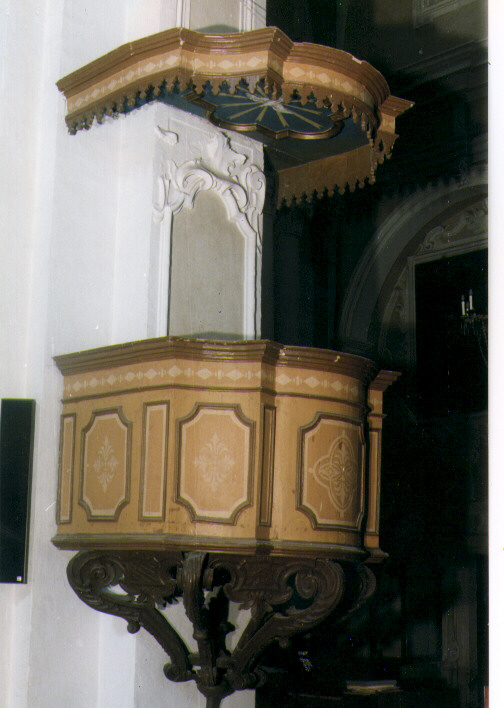 pulpito - ambito salentino (ultimo quarto sec. XIX)