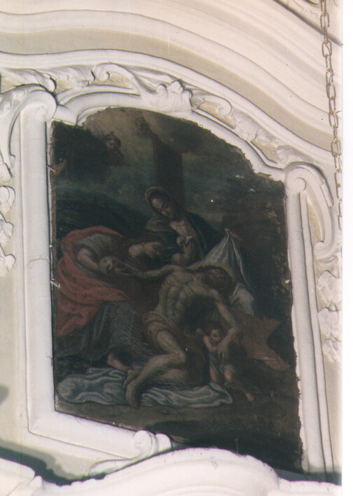 compianto sul Cristo morto (dipinto) - ambito salentino (ultimo quarto sec. XVIII)
