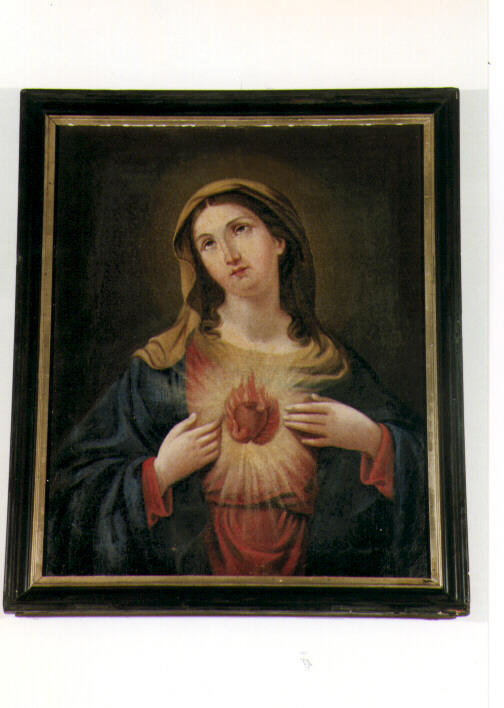 Sacro Cuore di Maria (dipinto) - ambito salentino (seconda metà sec. XIX)