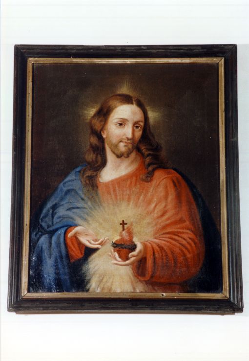 Sacro Cuore di Gesù (dipinto) - ambito salentino (seconda metà sec. XIX)