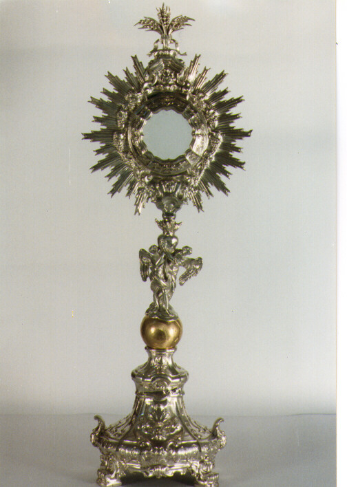 ostensorio - ambito napoletano (ultimo quarto sec. XVIII)