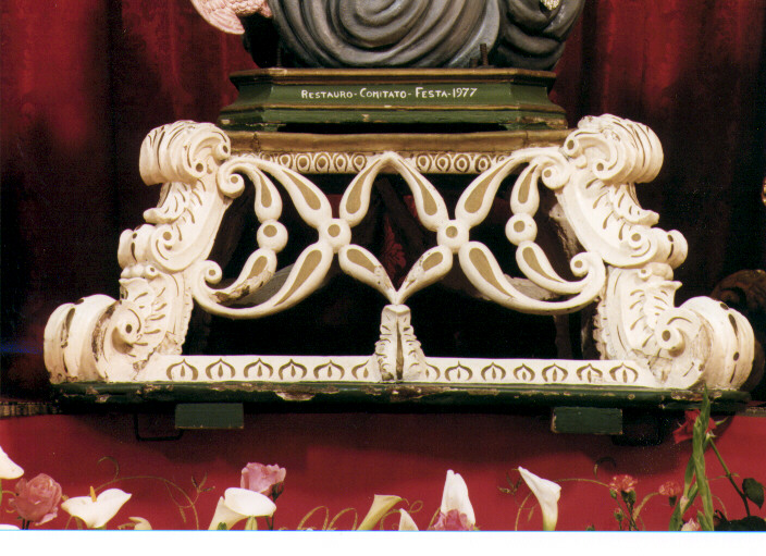 piedistallo di statua - ambito salentino (prima metà sec. XIX)