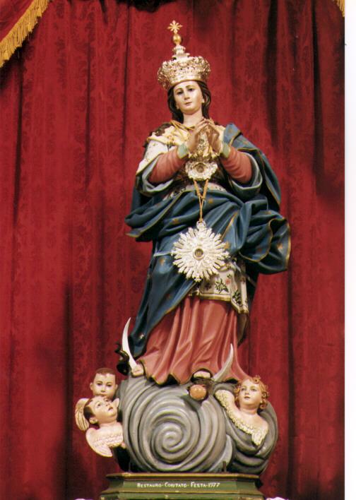 Madonna Immacolata (statua) - ambito pugliese (ultimo quarto sec. XVIII)