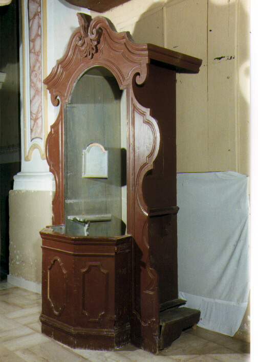 confessionale - ambito salentino (prima metà sec. XIX)