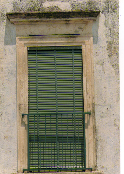 mostra di finestra - ambito salentino (sec. XIX)