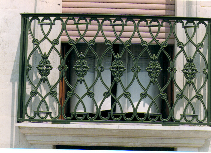 ringhiera, serie - ambito pugliese (seconda metà sec. XIX)