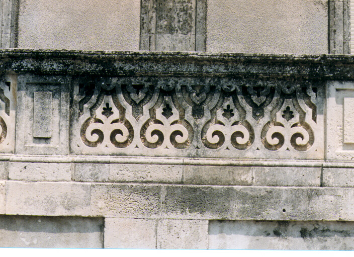 balaustrata - ambito salentino (fine/inizio secc. XIX/ XX)