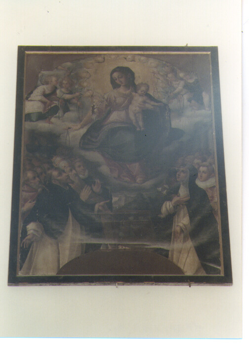 Madonna del Rosario (dipinto) di Catalano Giovan Domenico (sec. XVII)