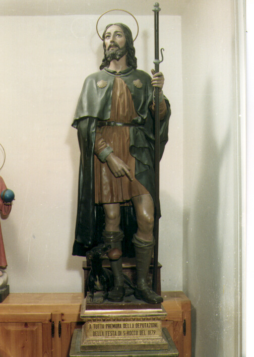 San Rocco (statua) di Besarel V (sec. XIX)