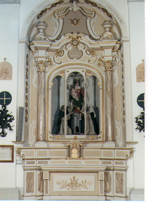 altare - ambito salentino (ultimo quarto sec. XVIII)