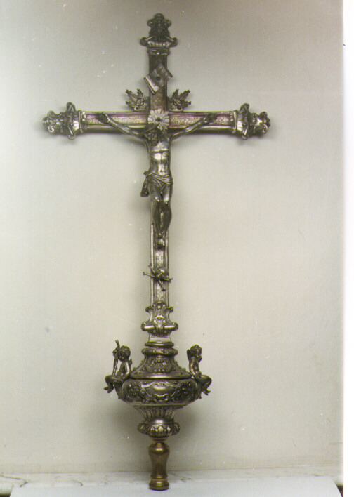 croce processionale - ambito napoletano (sec. XVIII)