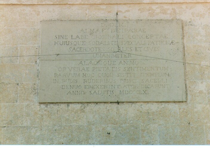 lapide - ambito salentino (sec. XIX)