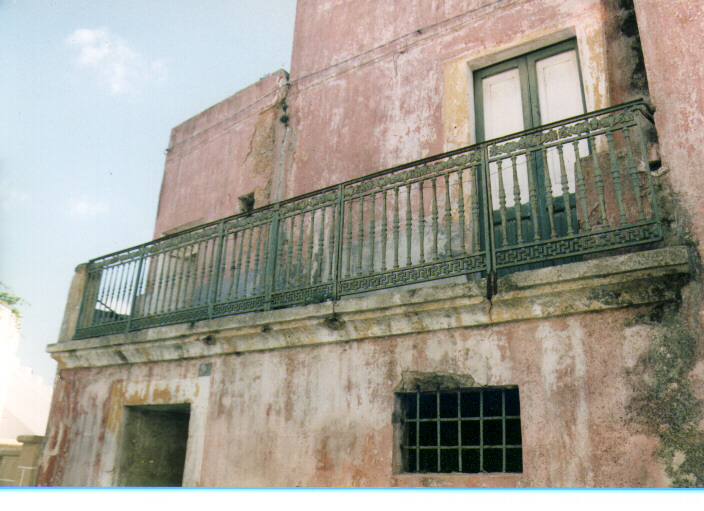 ringhiera - ambito salentino (fine/inizio secc. XIX/ XX)