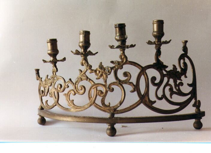 candelabro, serie - ambito Italia meridionale (inizio sec. XX)