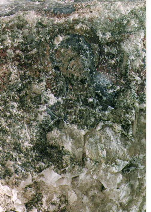 Madonna (dipinto, frammento) - ambito salentino (sec. XV)