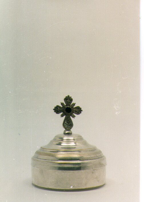 teca eucaristica - ambito Italia meridionale (sec. XIX)