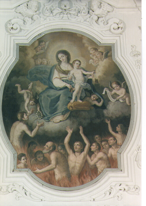 Madonna del Carmelo e anime purganti (dipinto) - ambito salentino (seconda metà sec. XVIII)