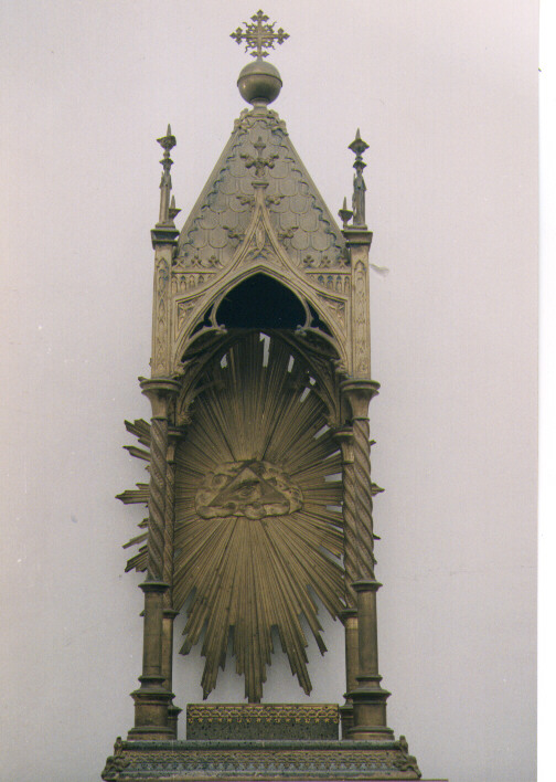 tronetto per esposizione eucaristica - ambito salentino (secc. XIX/ XX)