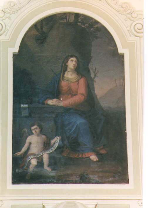 Madonna Addolorata (dipinto) - ambito pugliese (metà sec. XIX)